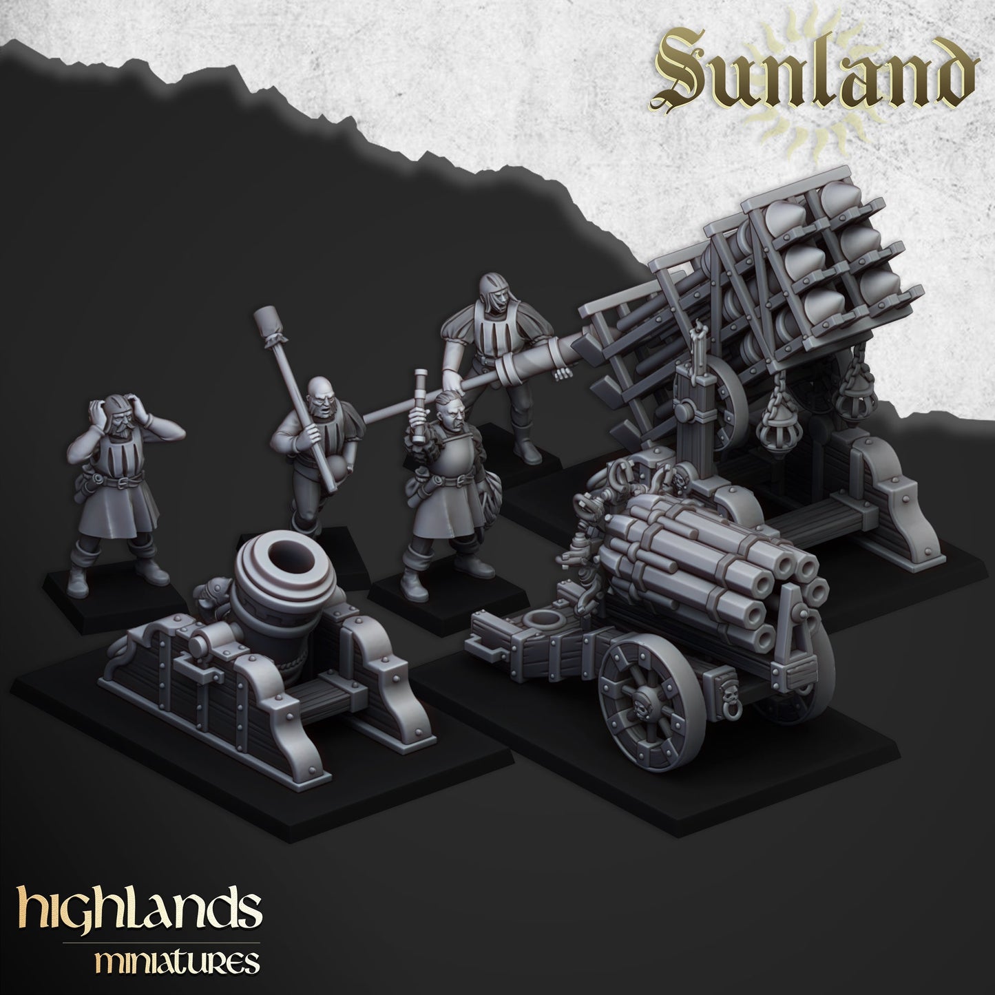 Sunland-artillery, Highlands Miniatures