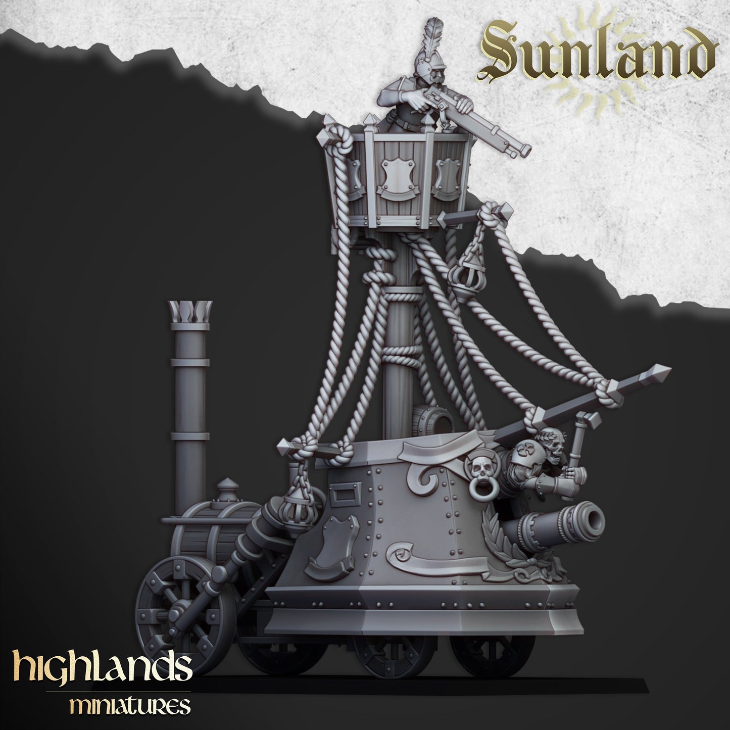 Sunland Ironclad landship, Highlands Miniatures