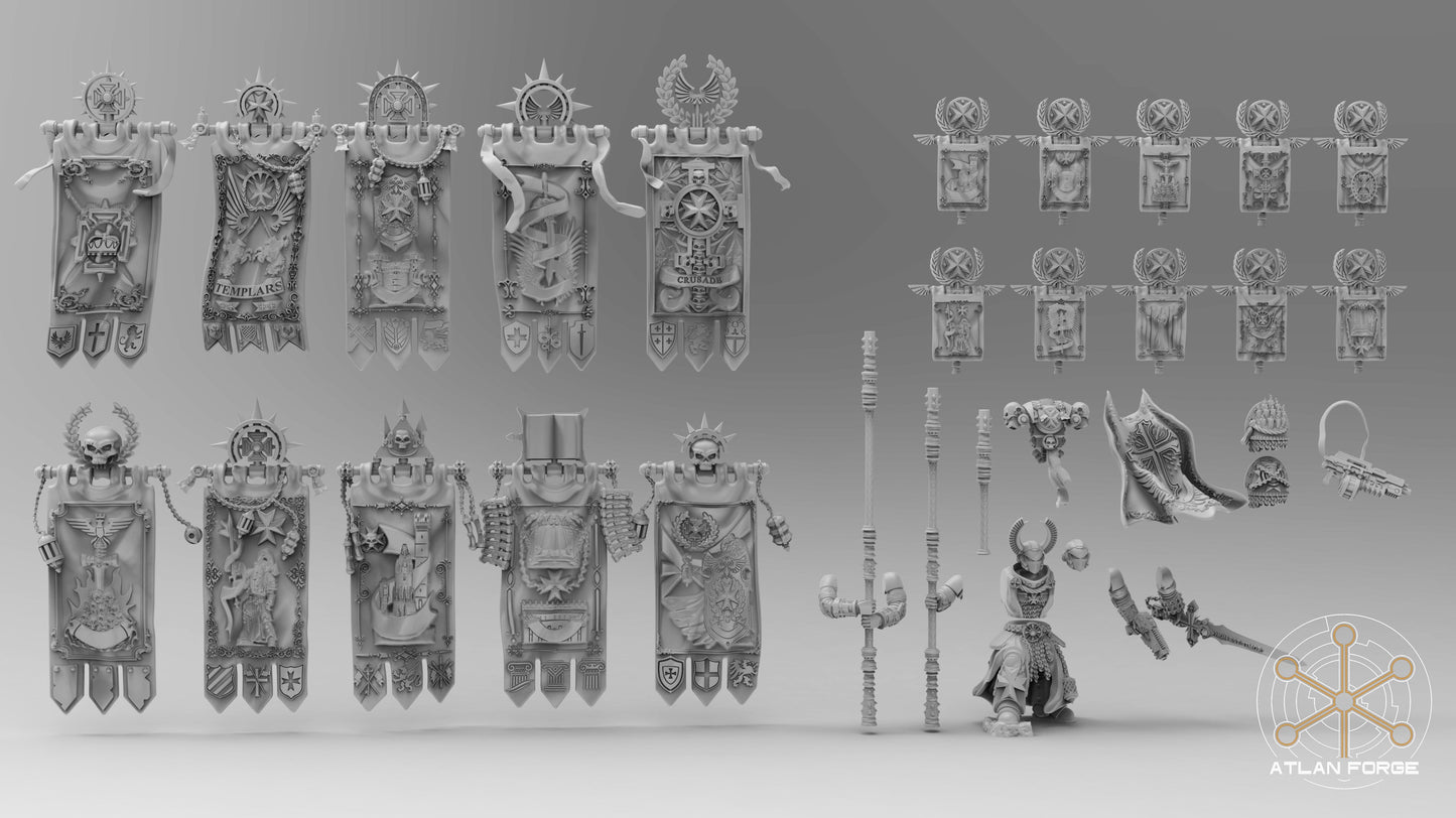 Templar War Banners, Atlan Forge