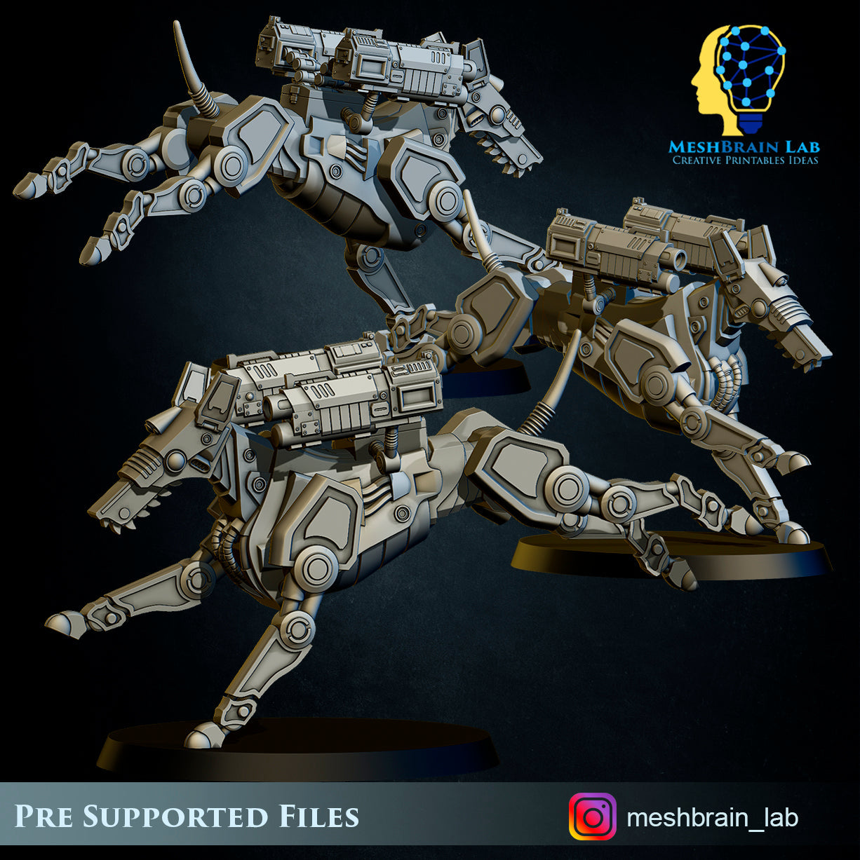 Mech Dogs War Gears Support, MeshBrain Lab