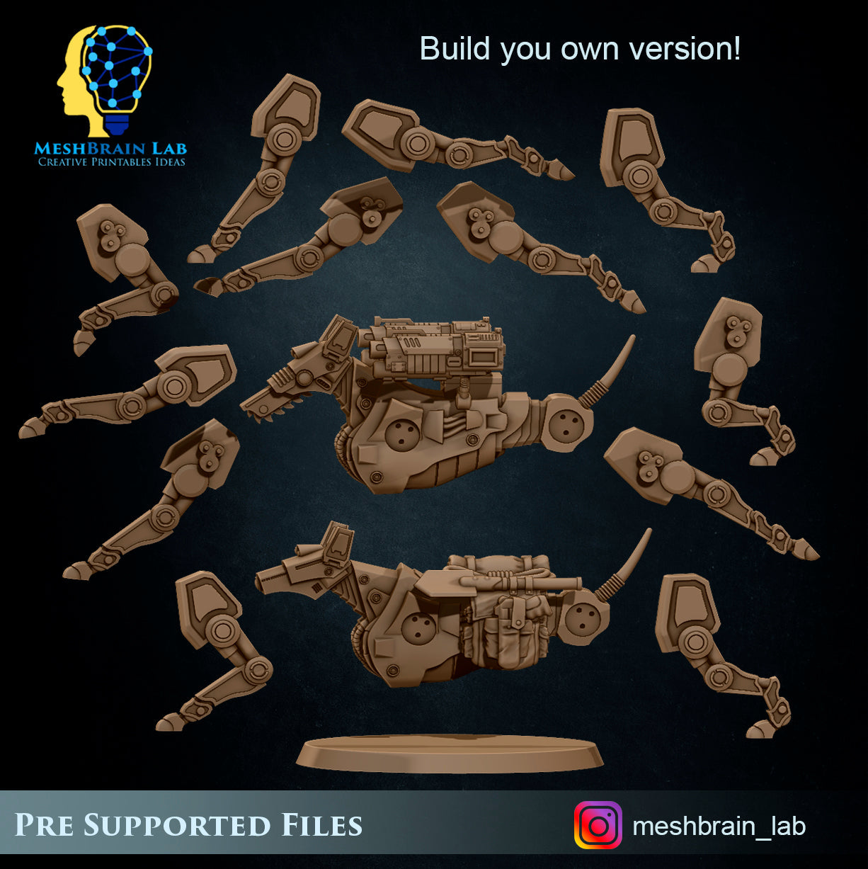 Mech Dogs War Gears Support, MeshBrain Lab