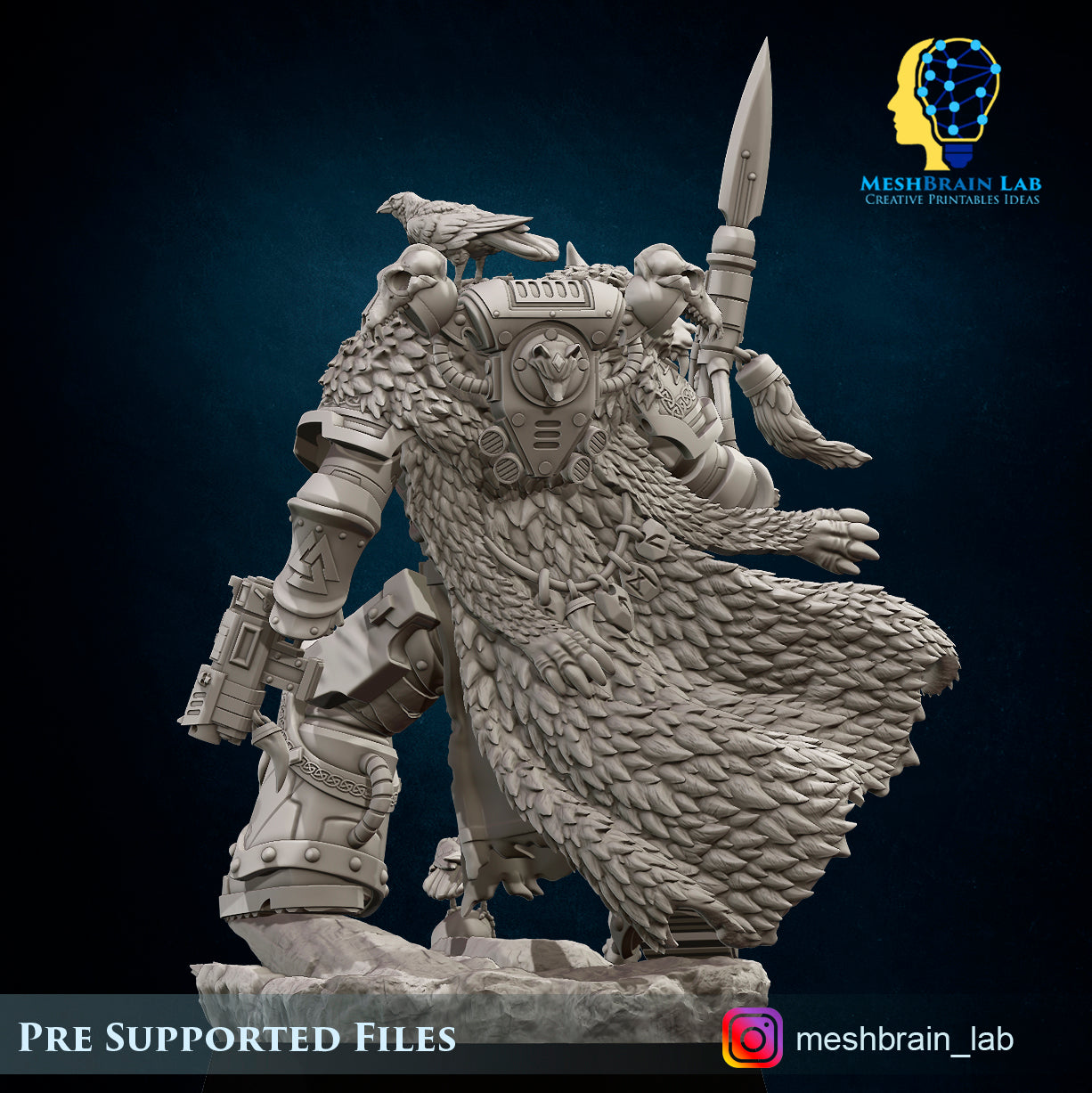 Harald Wutan- Sons of the Aesir Chapter Lord, MeshBrain Lab