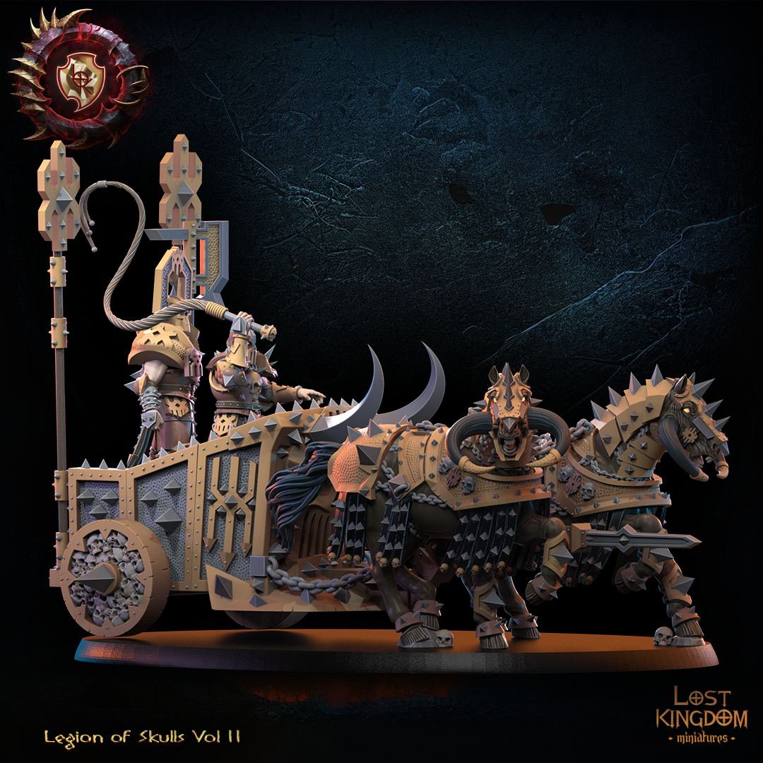 Skull Collectors Chariot/Altar, Lost Kingdom Miniatures