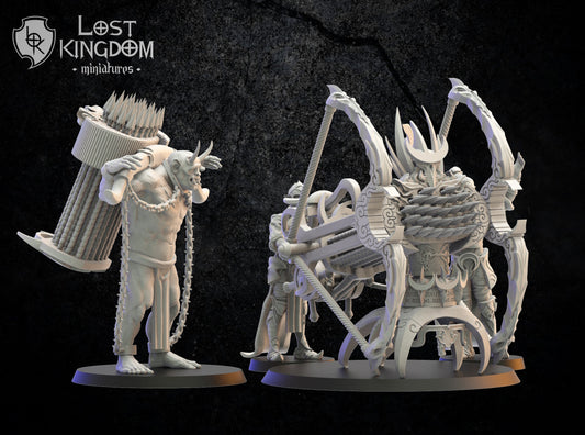 Night Elves Repeater Battery, Lost Kingdom Miniatures