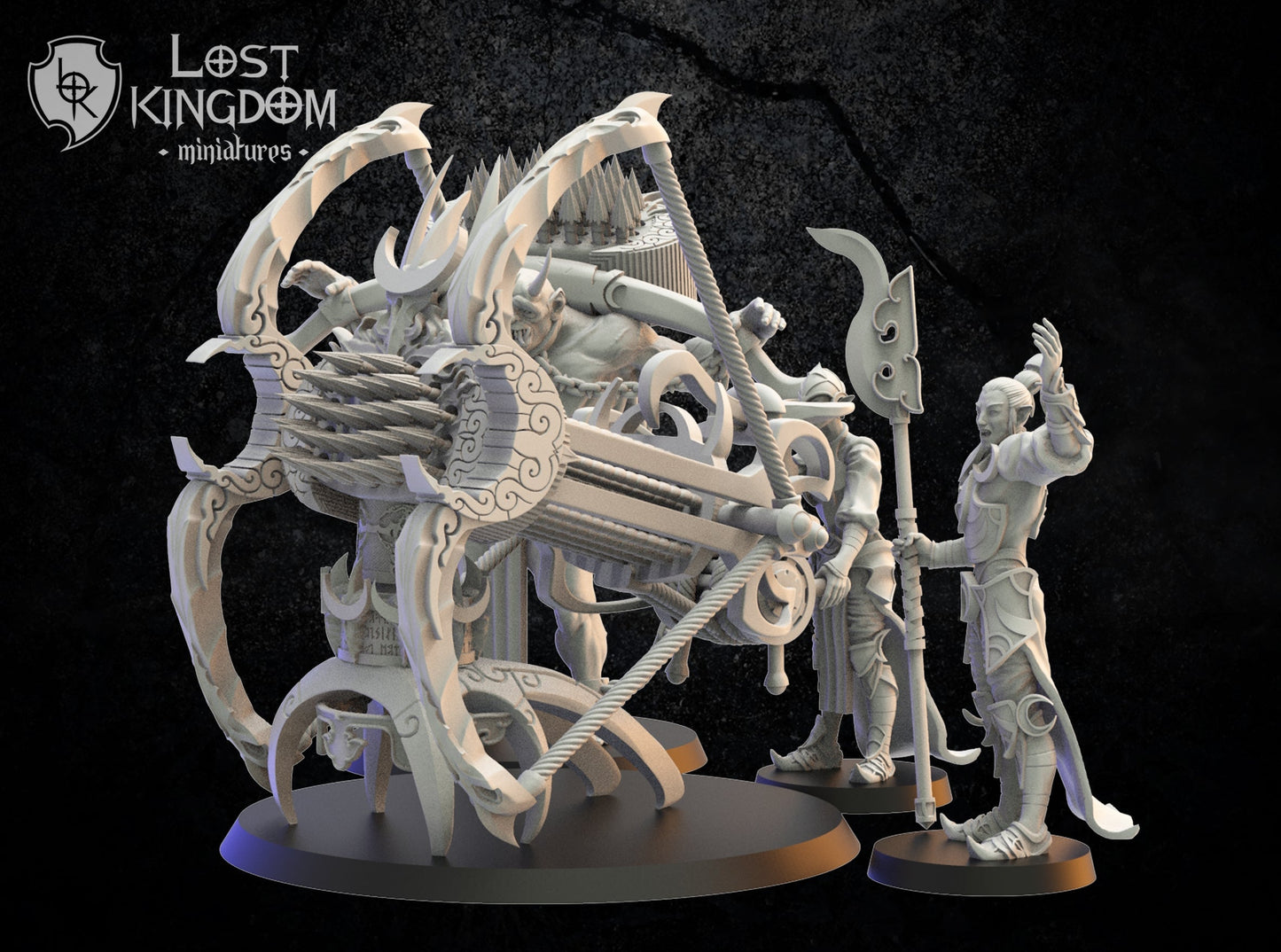 Night Elves Repeater Battery, Lost Kingdom Miniatures