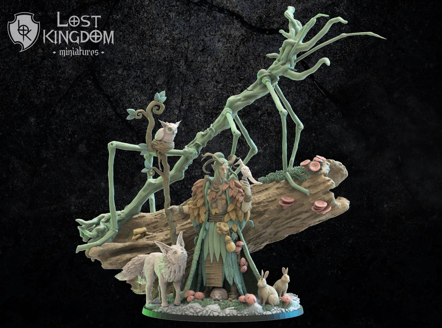 Masaki, Ancient Druid, Lost Kingdom Miniatures