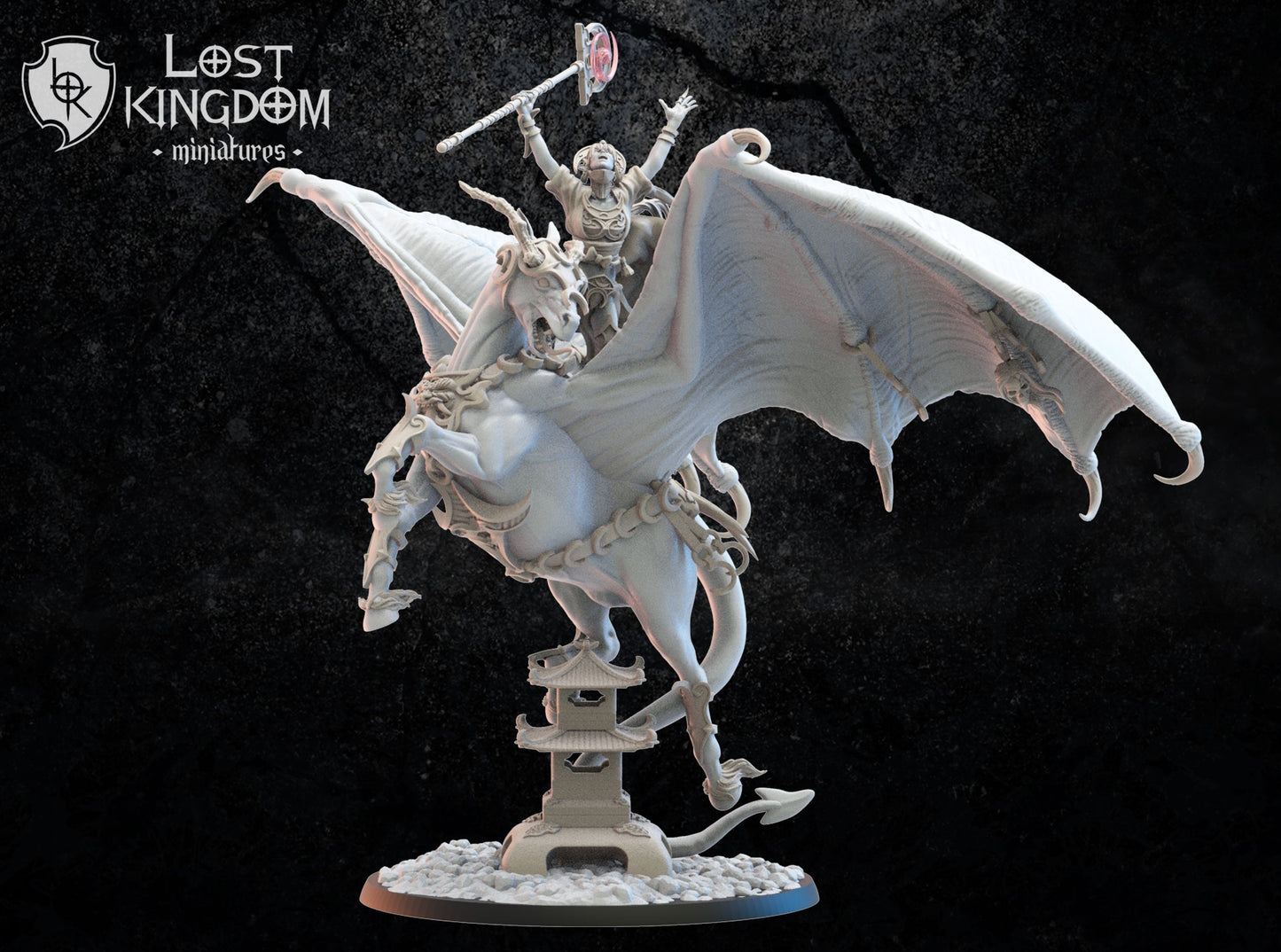 Yaachana, Night Sorceress On Tenma, Lost Kingdom Miniatures