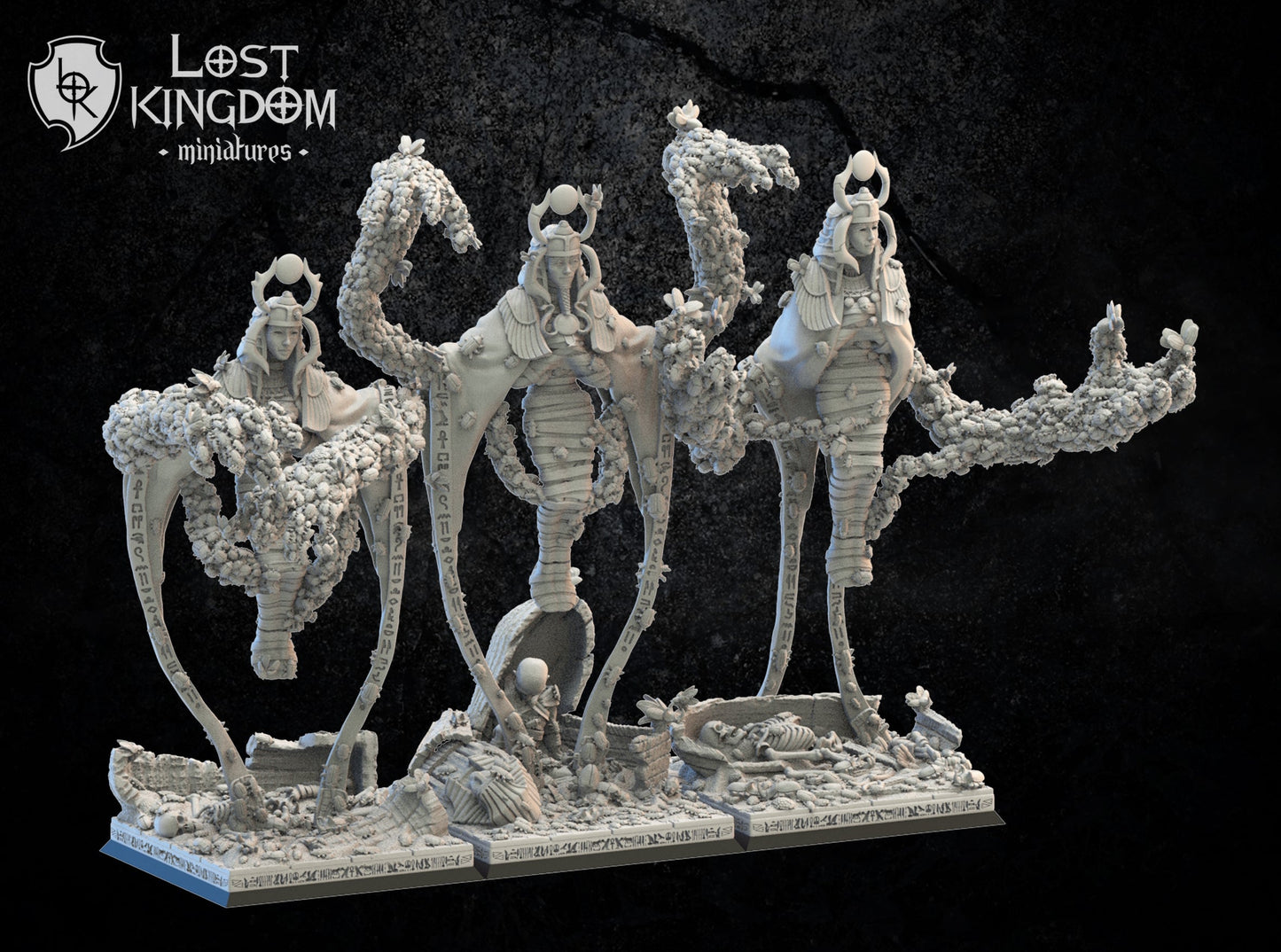 Sakmet Swarm Sorcerers, Lost Kingdom Miniatures