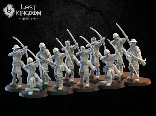 Bowmen On Foot, Lost Kingdom Miniatures
