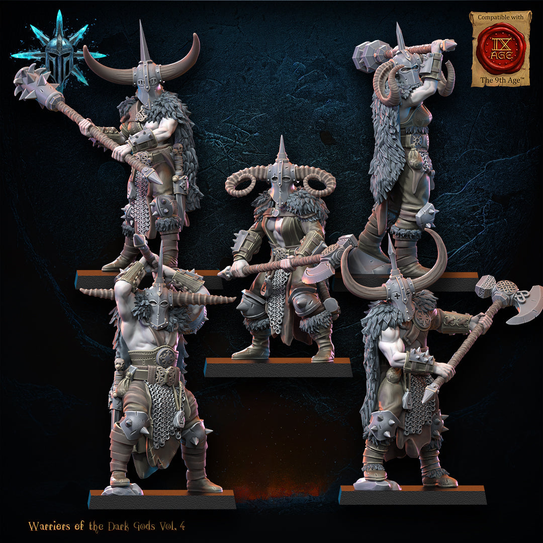 Heavy Weapon Barbarian Regiment, Lost Kingdom Miniatures