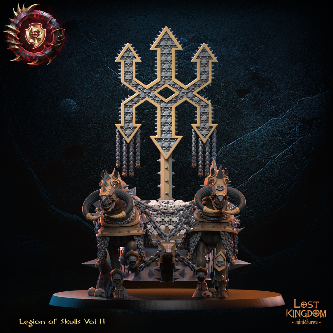 Skull Collectors Chariot/Altar, Lost Kingdom Miniatures