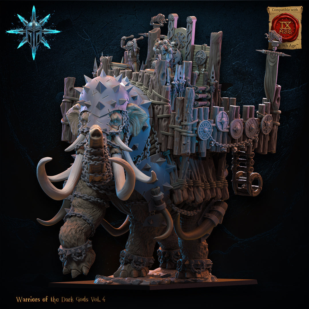 Wasteland War Mammoth, Lost Kingdom Miniatures