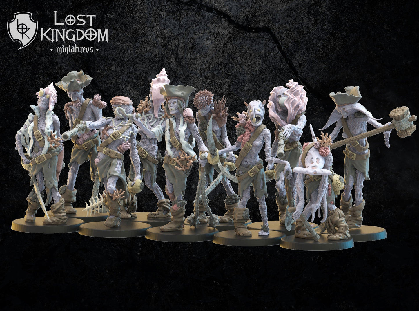 Deep Sea Zombies, Lost Kingdom Miniatures