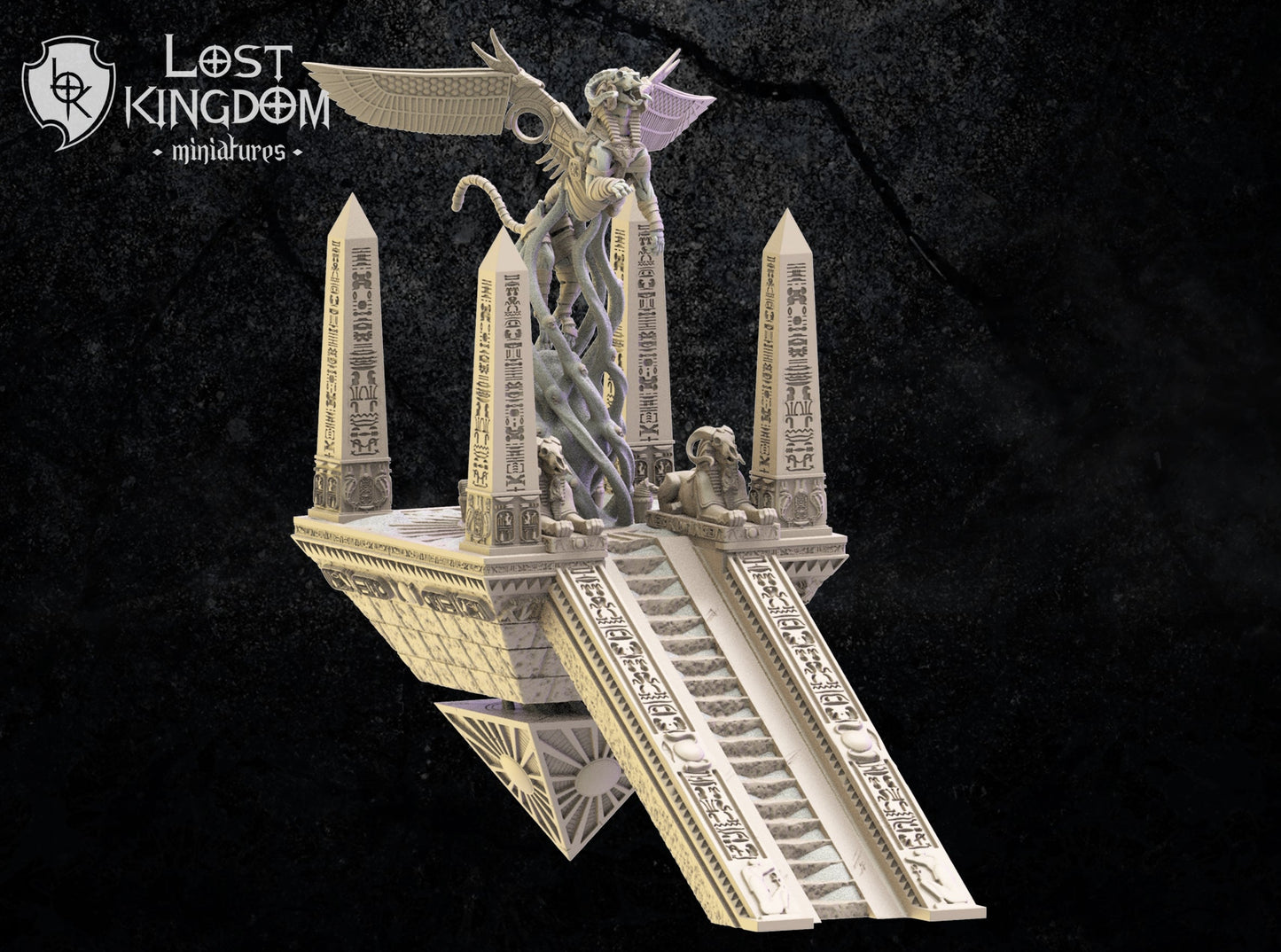 Criosphinx On Amun-Re Temple, Lost Kingdom Miniatures