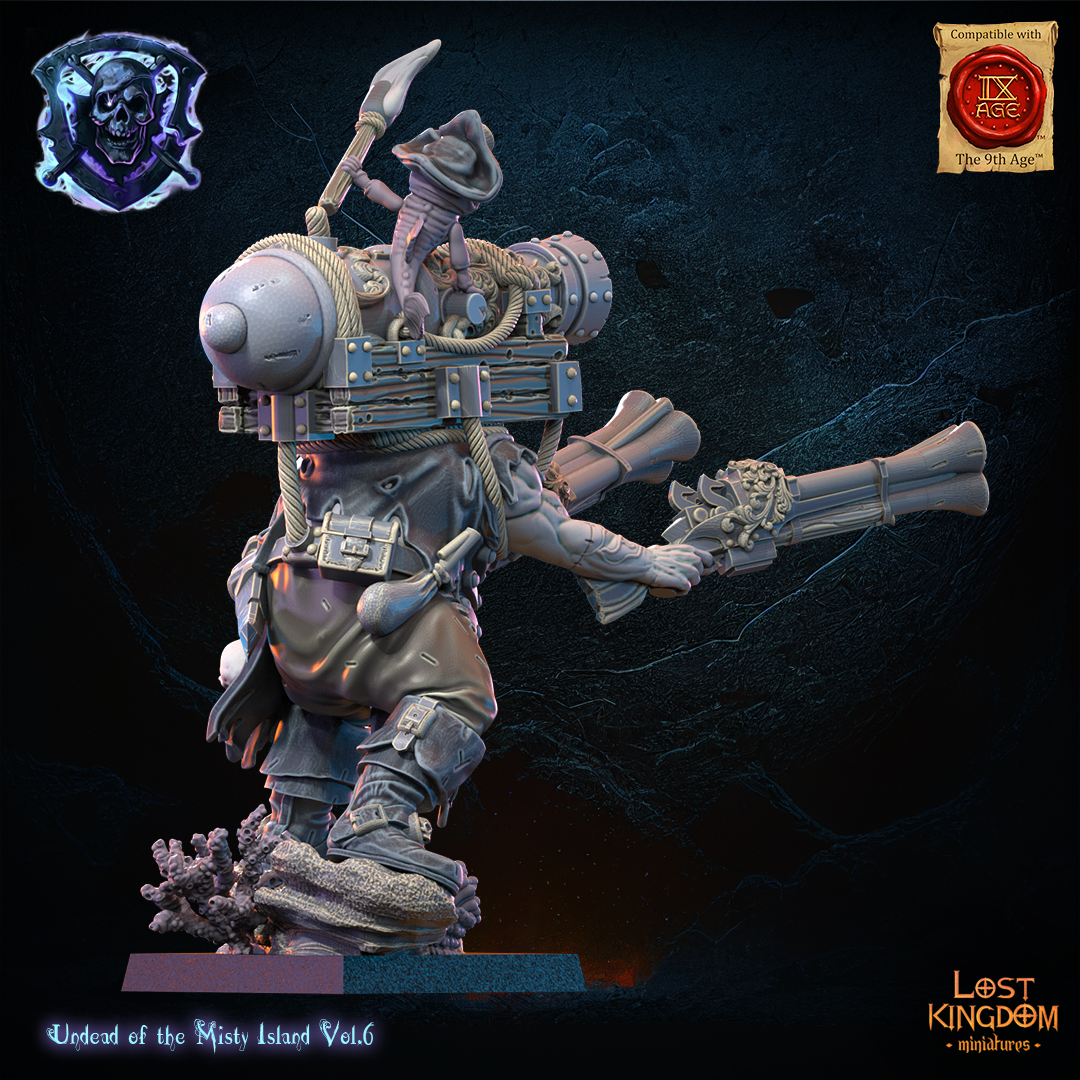 Wigor “The bomber” Acheron, Lost Kingdom Miniatures