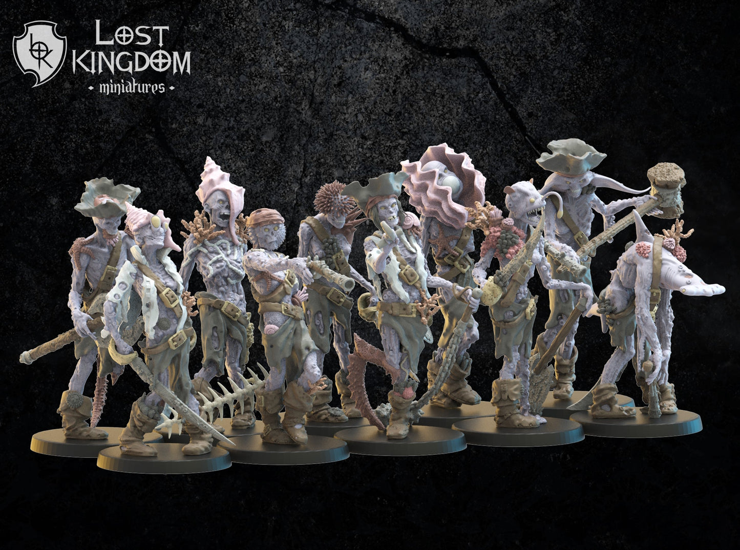 Deep Sea Zombies, Lost Kingdom Miniatures