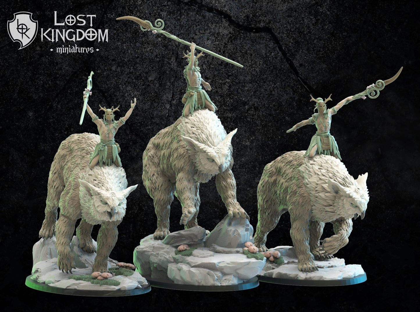 Kumakuro/Hundun Riders, Lost Kingdom Miniatures