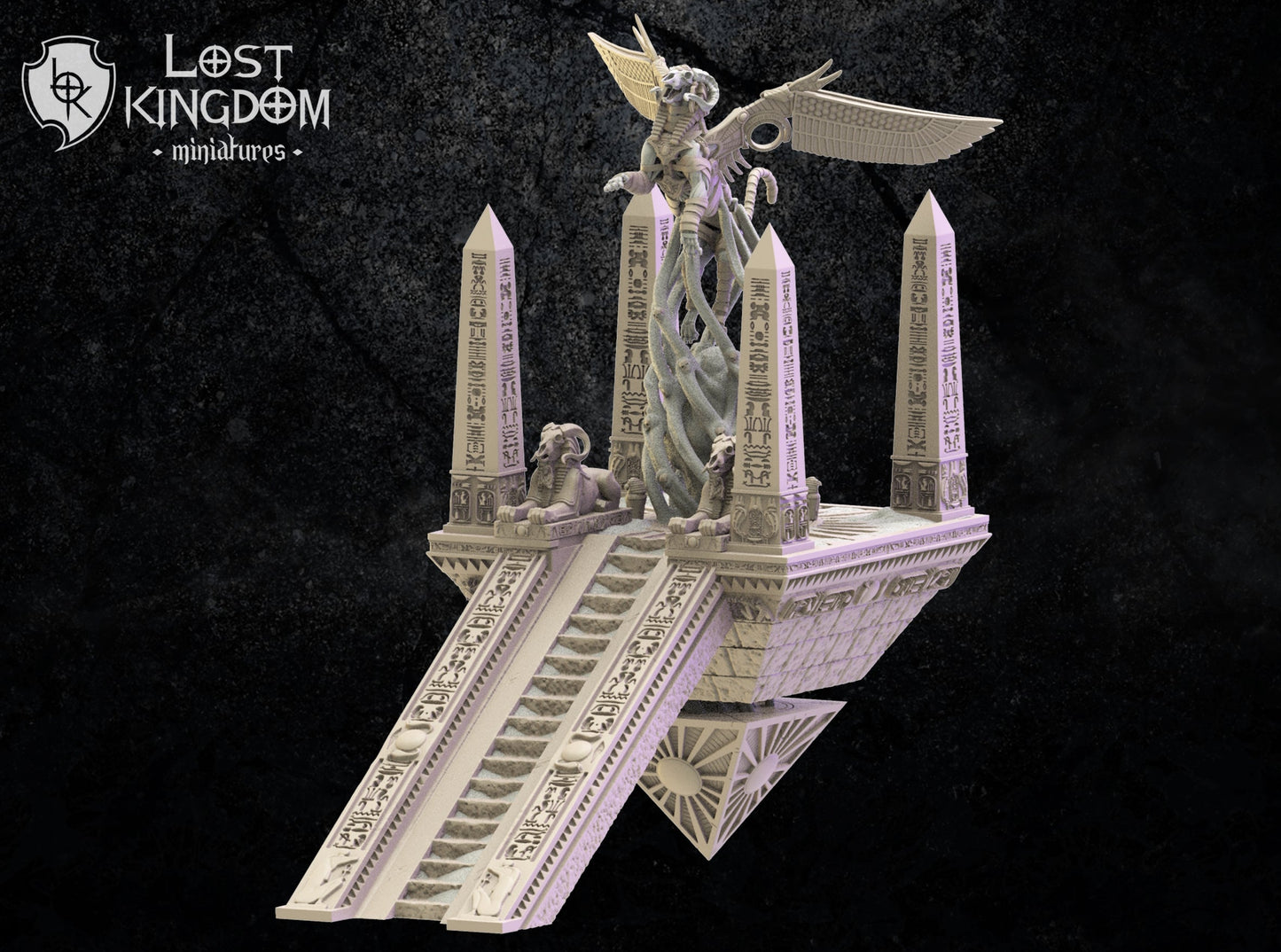 Criosphinx On Amun-Re Temple, Lost Kingdom Miniatures