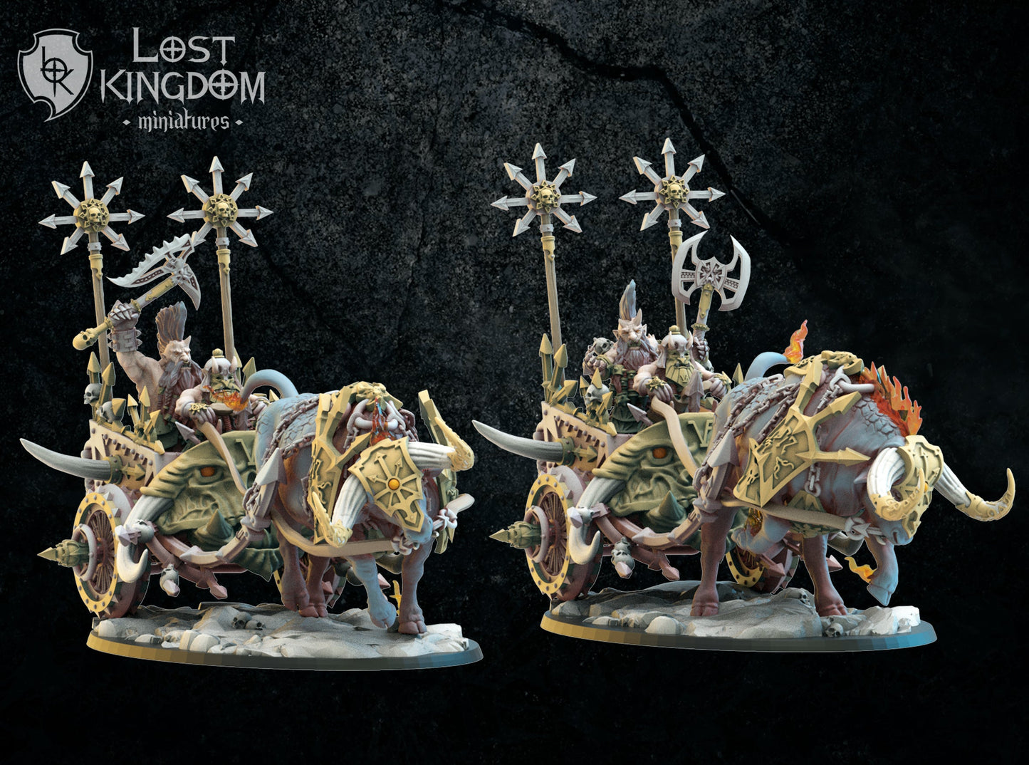 Magmhôrin chariots, Lost Kingdom Miniatures