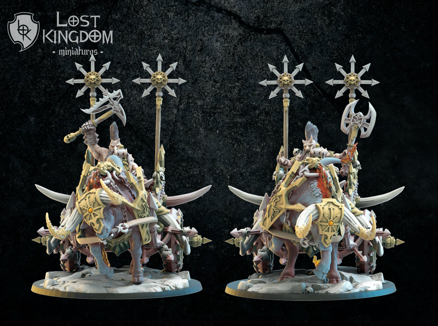 Magmhôrin chariots, Lost Kingdom Miniatures