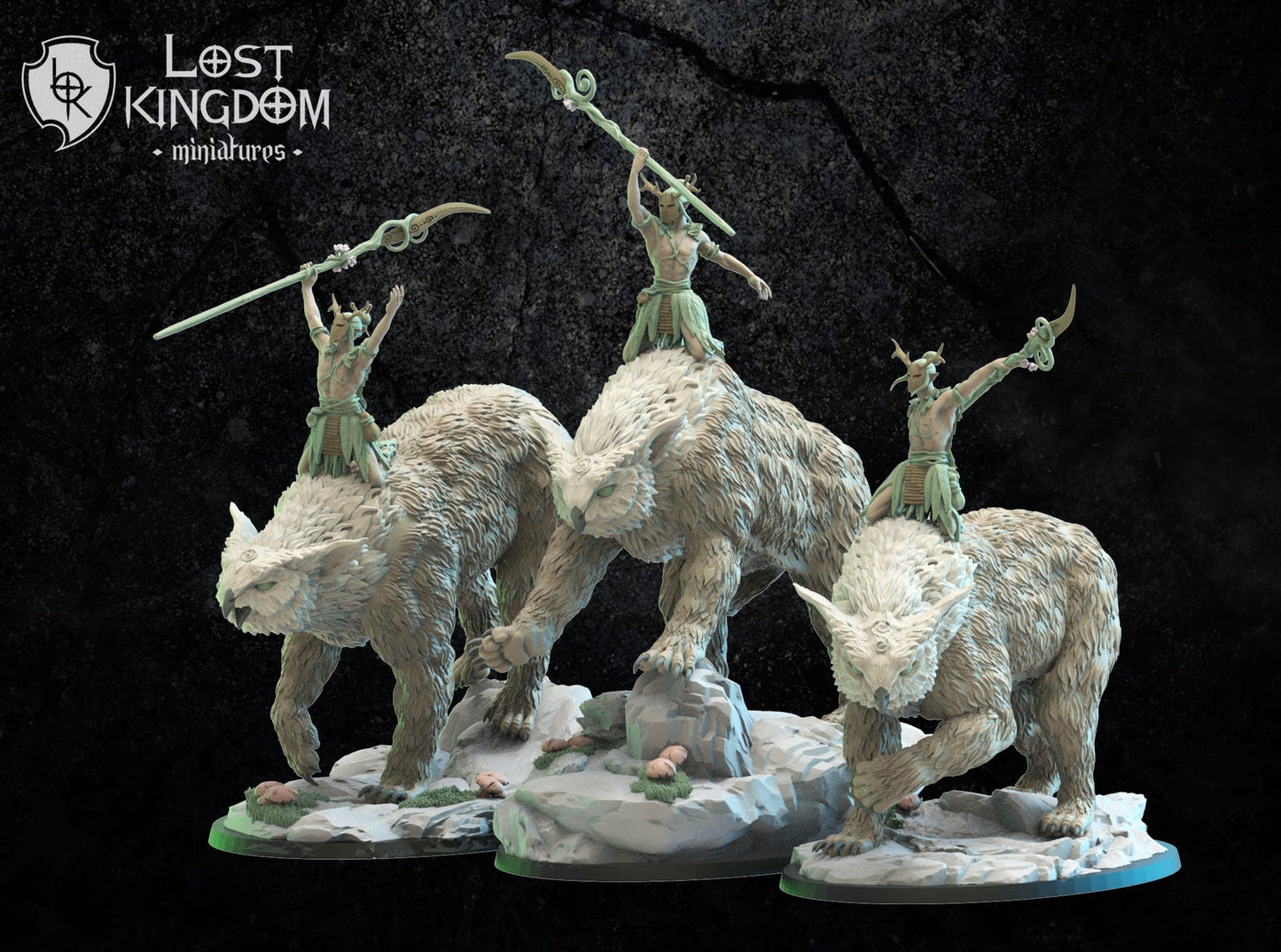 Kumakuro/Hundun Riders, Lost Kingdom Miniatures