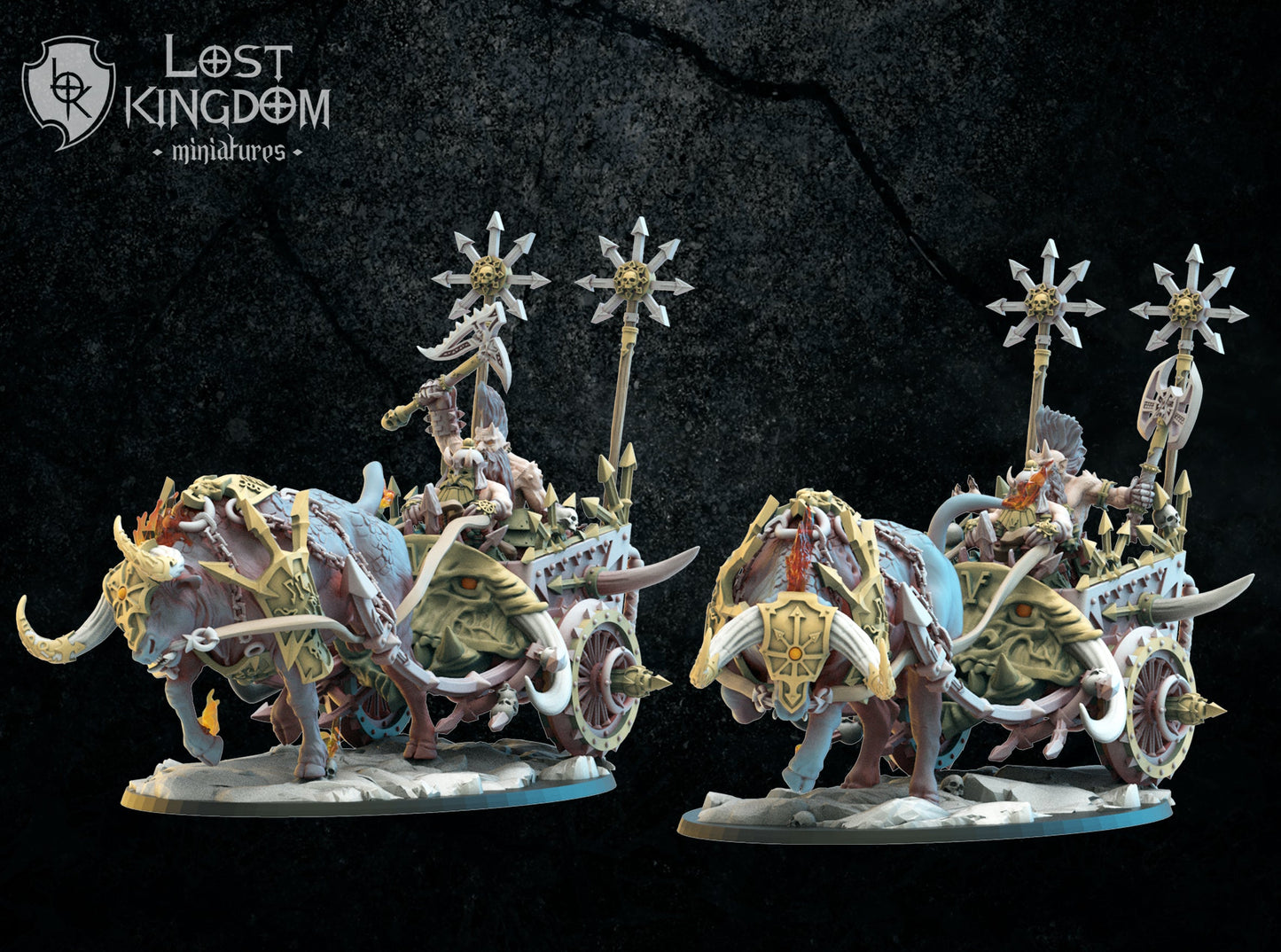 Magmhôrin chariots, Lost Kingdom Miniatures