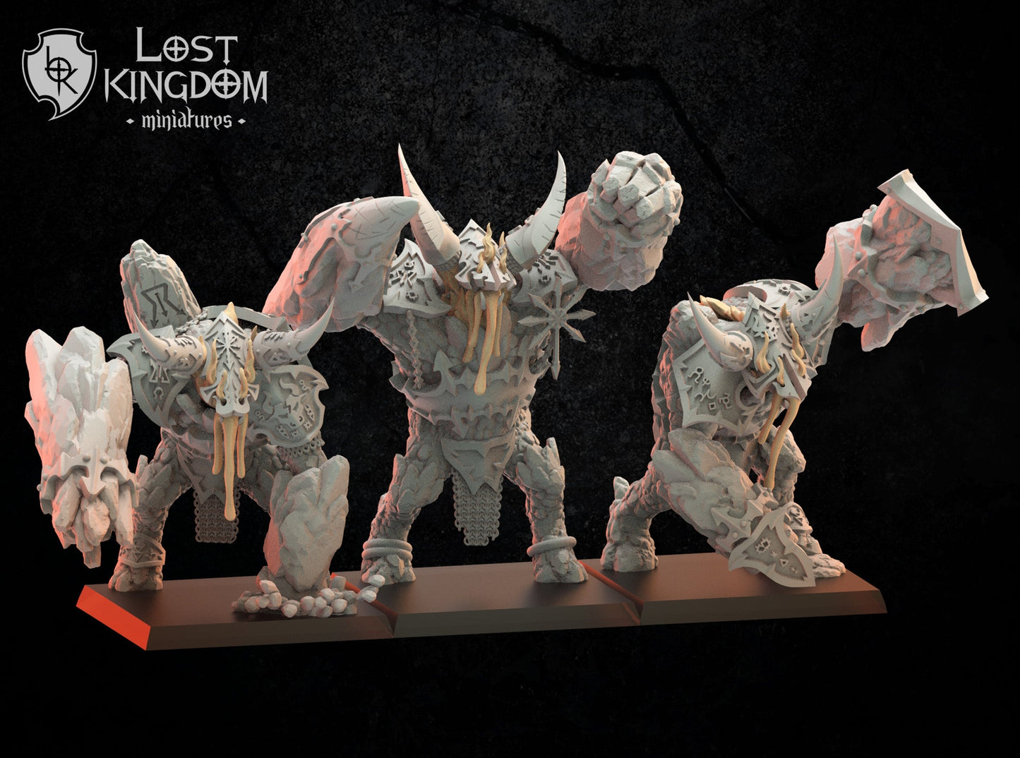 Magmhôrin Golems, Lost Kingdom Miniatures