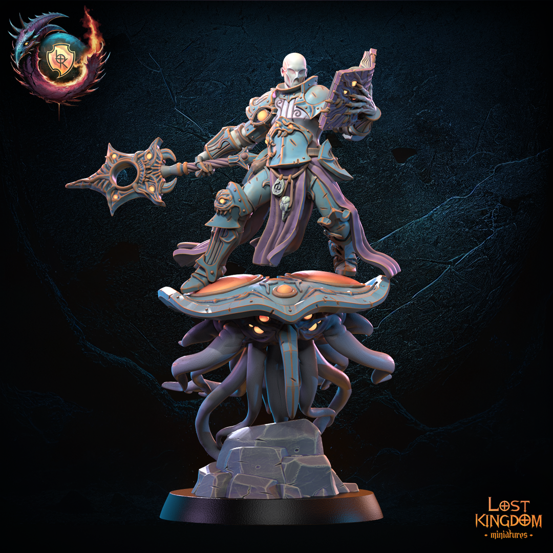 Sorcerer in Tentadisk, Lost Kingdom Miniatures