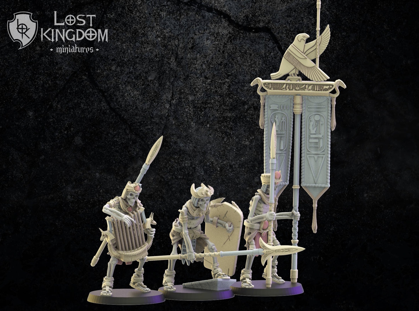 Hurus Spearmen, Lost Kingdom Miniatures