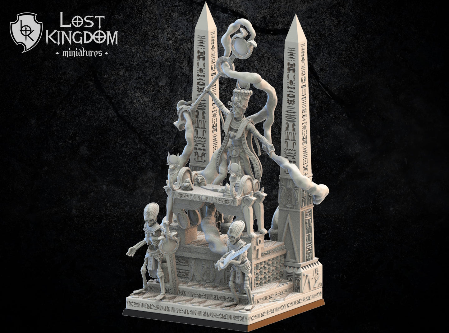 Amenophis On Canopic Altar, Lost Kingdom Miniatures