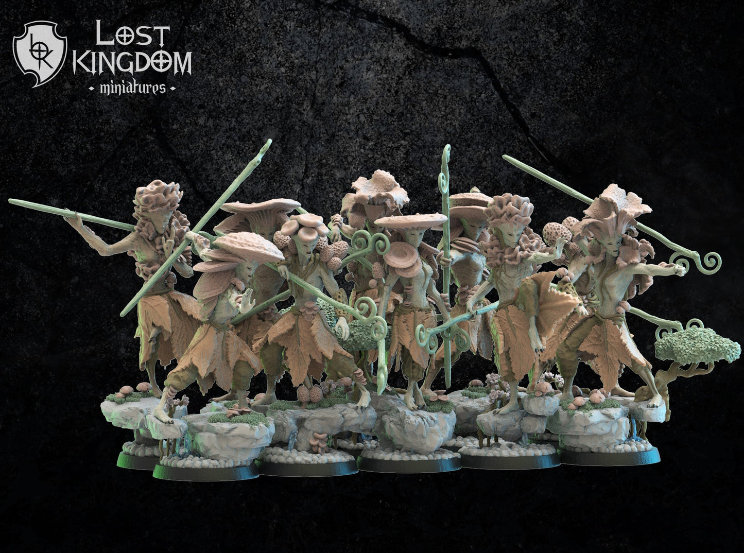 Shaolin Kodamas, dryads, Lost Kingdom Miniatures