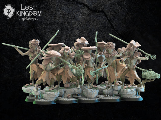 Shaolin Kodamas, dryads, Lost Kingdom Miniatures