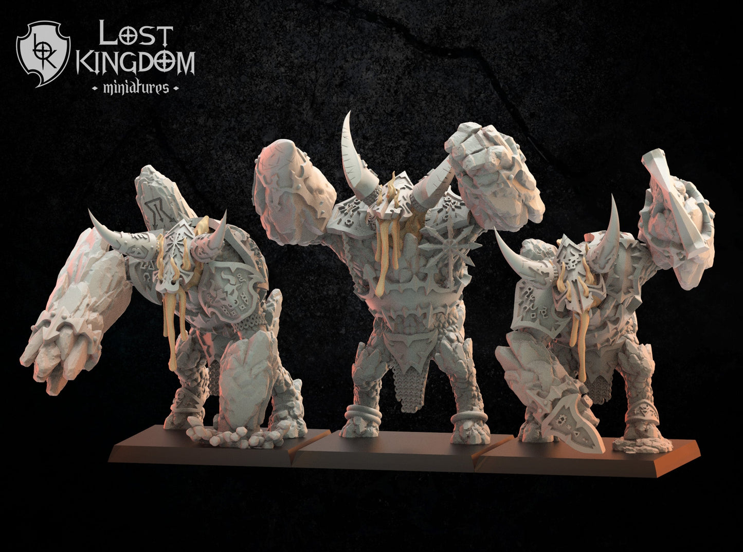 Magmhôrin Golems, Lost Kingdom Miniatures