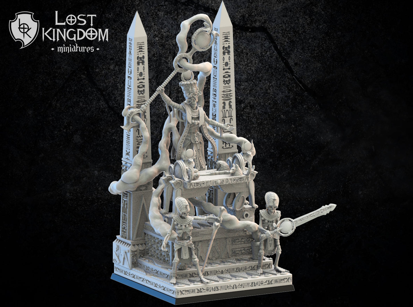Amenophis On Canopic Altar, Lost Kingdom Miniatures