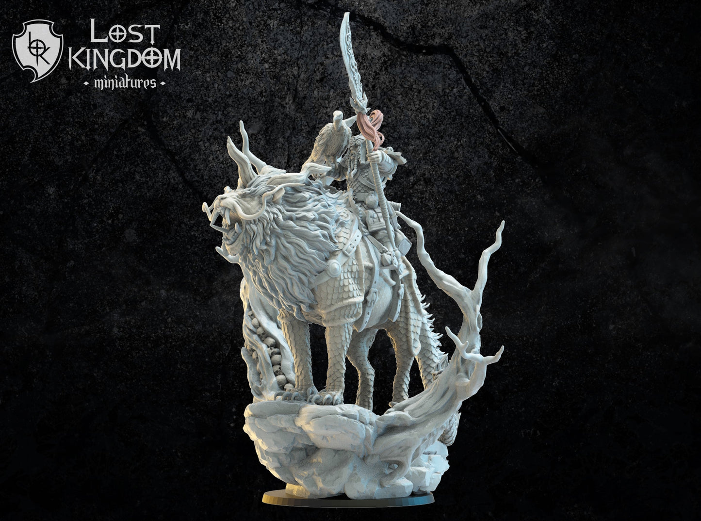 Gonghis Khan, Lord Commander On Nian, Lost Kingdom Miniatures