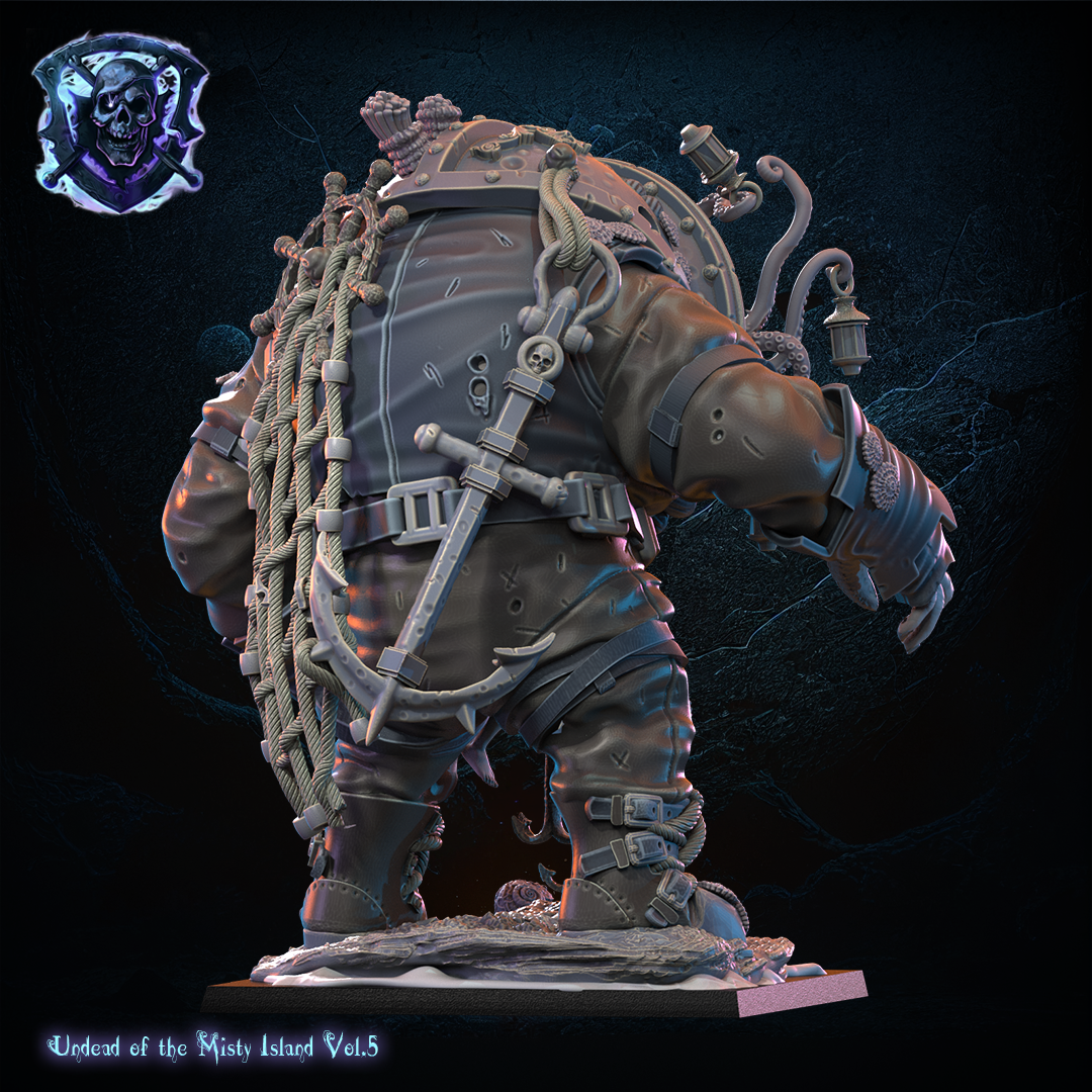 Deep Sea Diver & Small Beauty, Lost Kingdom Miniatures