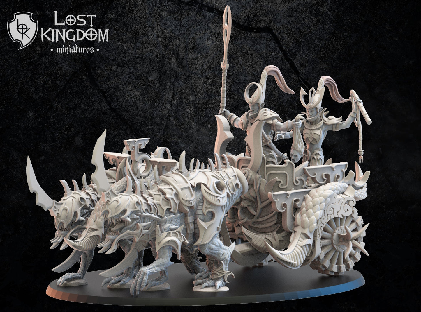 Night Elves Kyōryū Chariot, Lost Kingdom Miniatures