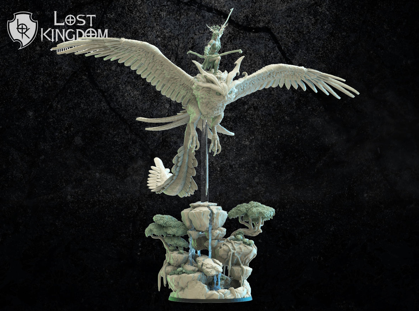 Akina On Giant Fukuro, Lost Kingdom Miniatures