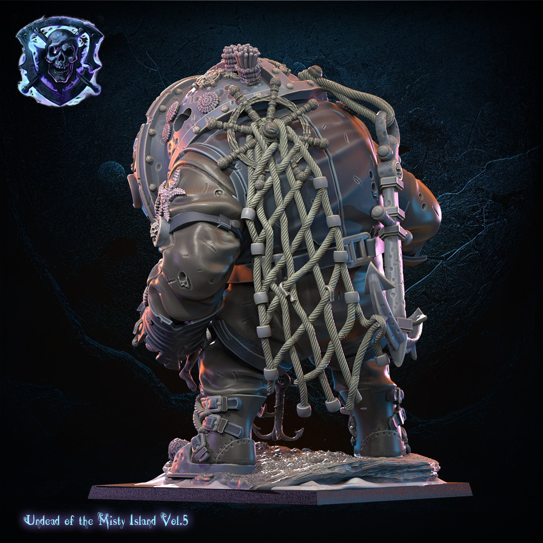 Deep Sea Diver & Small Beauty, Lost Kingdom Miniatures