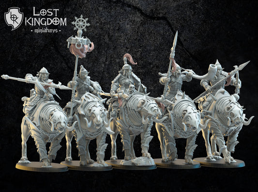 Mongobbo Knights, Lost Kingdom Miniatures