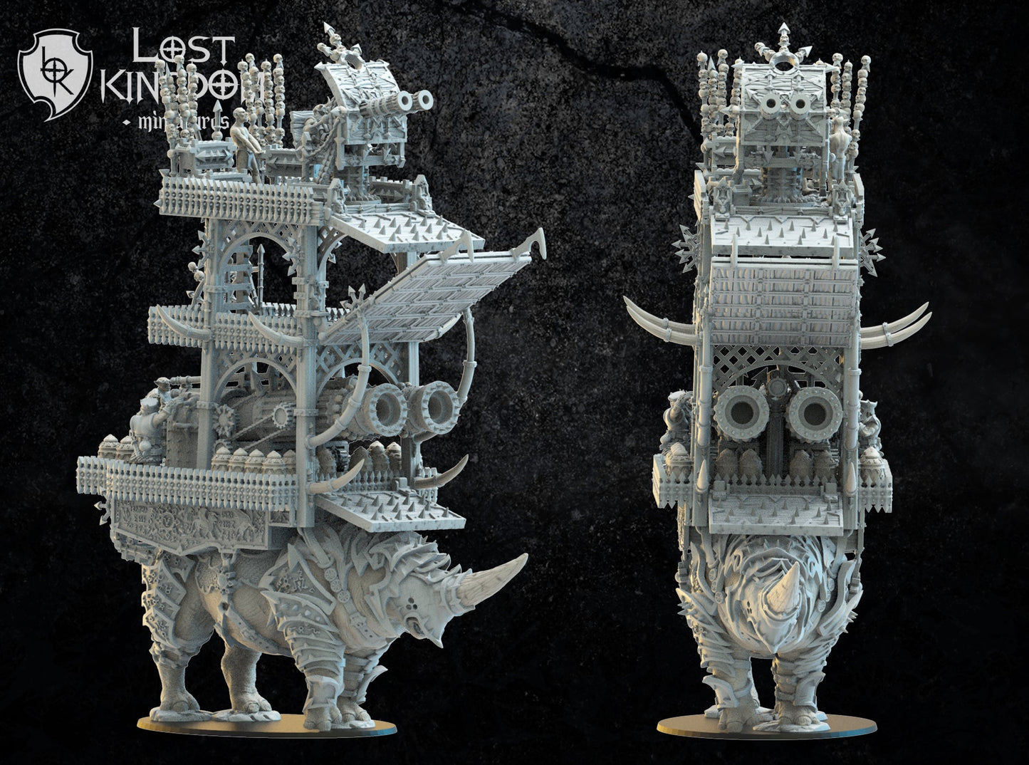 Magmhôrin Siege Tower, Lost Kingdom Miniatures