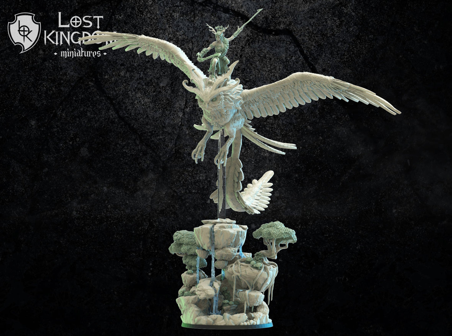 Akina On Giant Fukuro, Lost Kingdom Miniatures