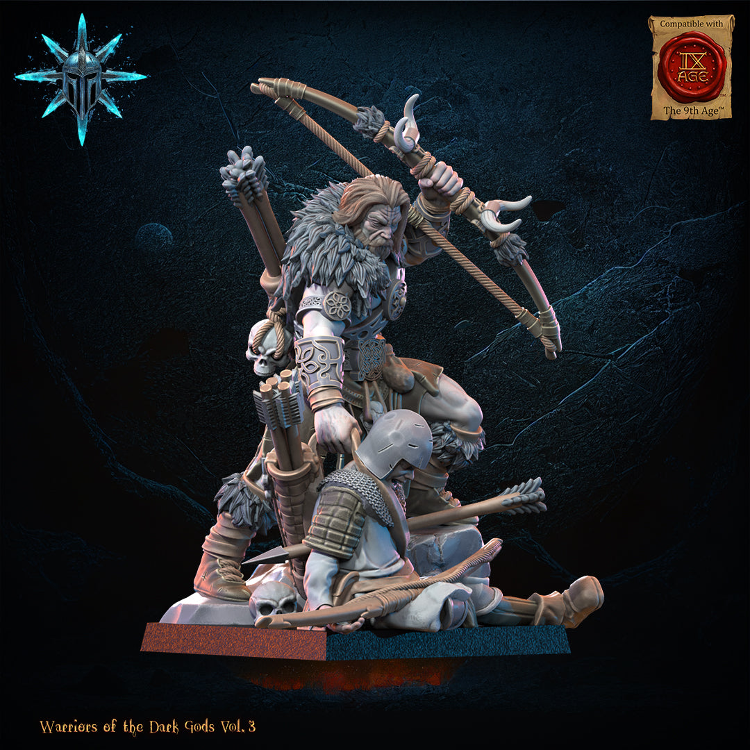 Barbarian Chief with Bow, Lost Kingdom Miniatures