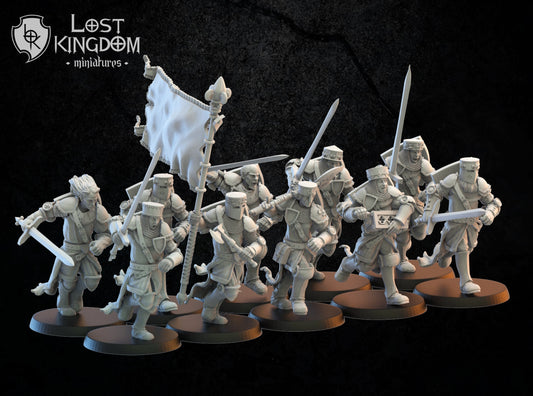 Rangers On Foot, Lost Kingdom Miniatures