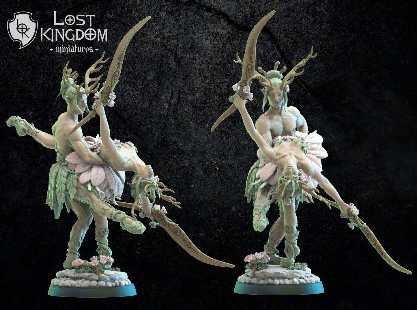 Kyomi & Haru, The Eternal Dancers, Lost Kingdom Miniatures