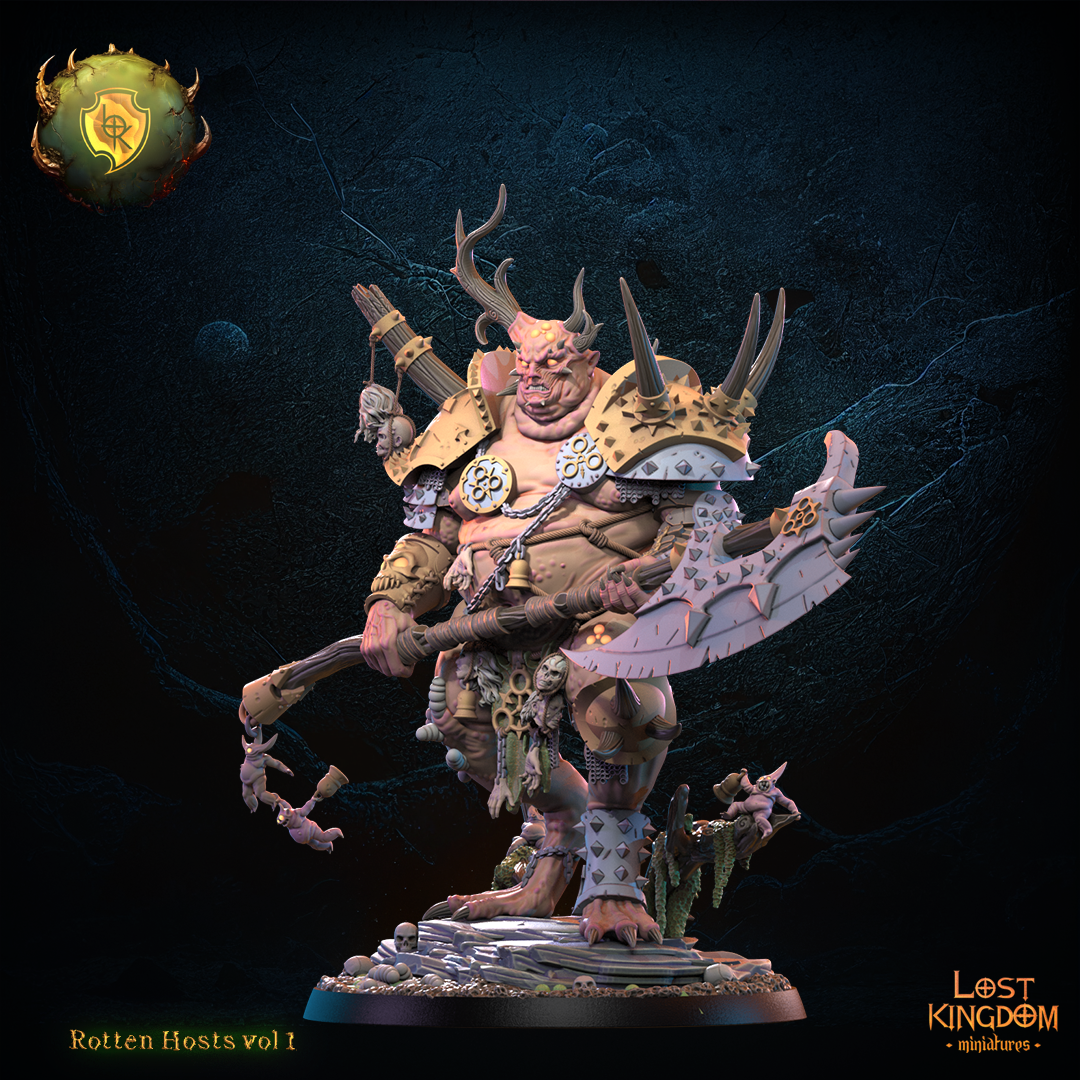 N'Elkor, Rotten Daemon Prince, Lost Kingdom Miniatures