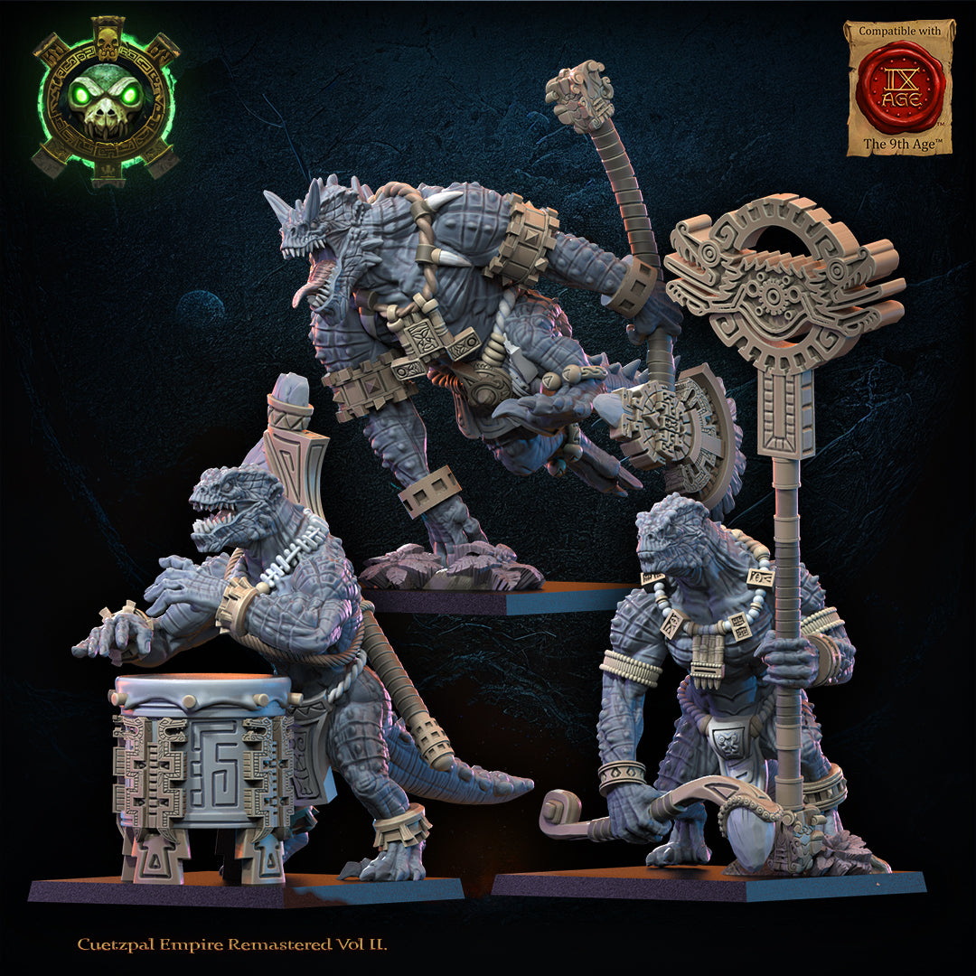 Cipactli Unit, Lost Kingdom Miniatures