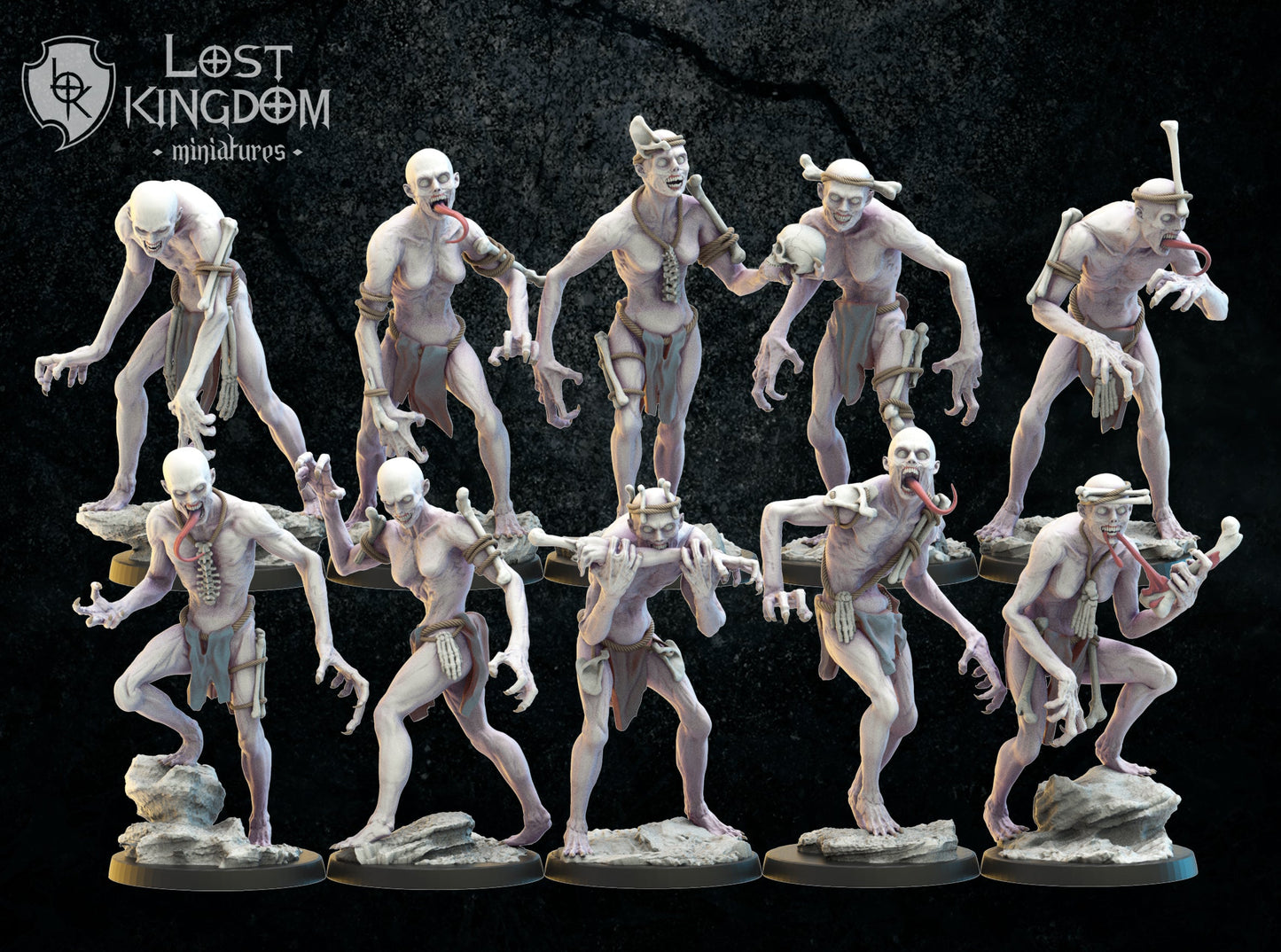 Ghūl Unit, Lost Kingdom Miniatures