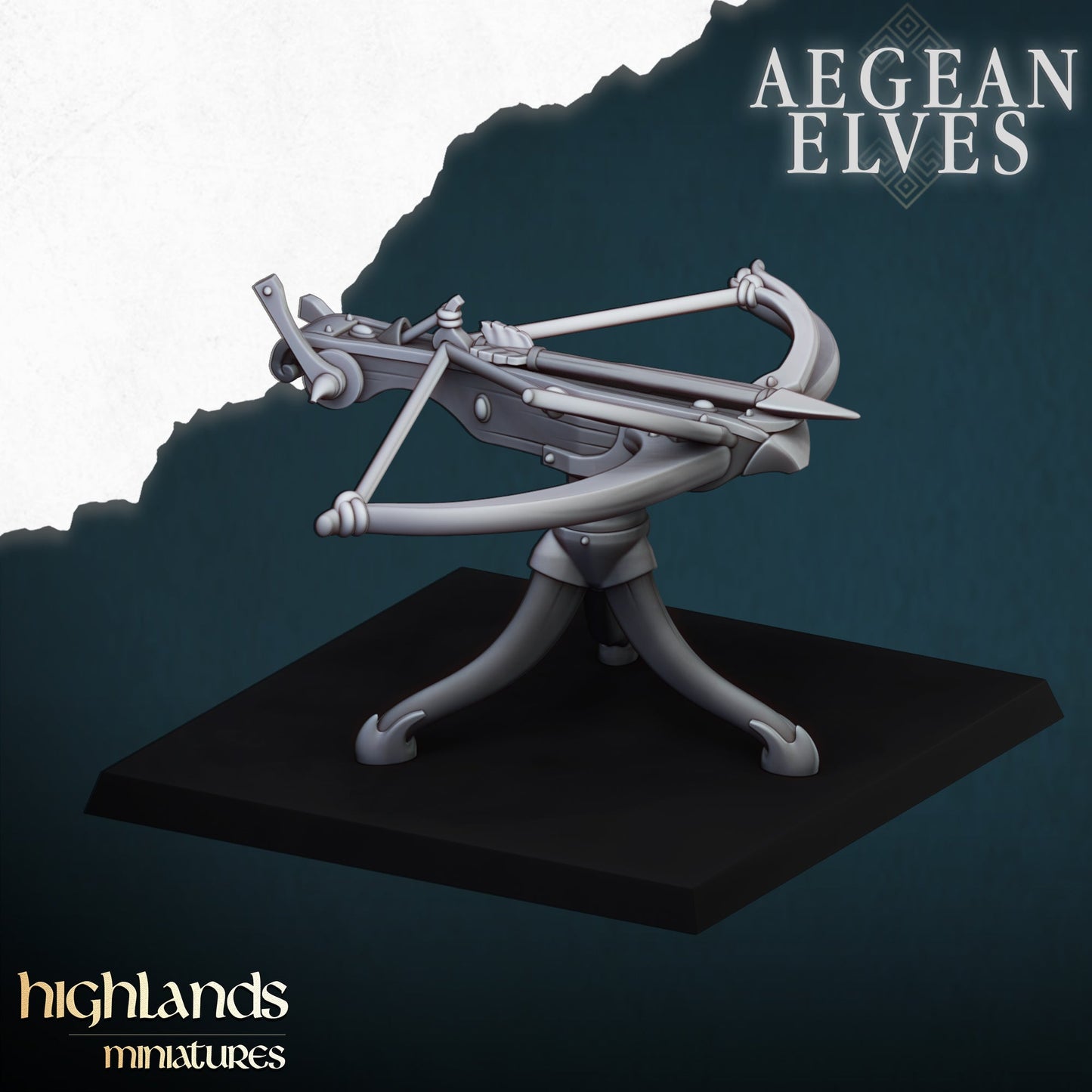 Aegean elves Ballista, Highlands Miniatures