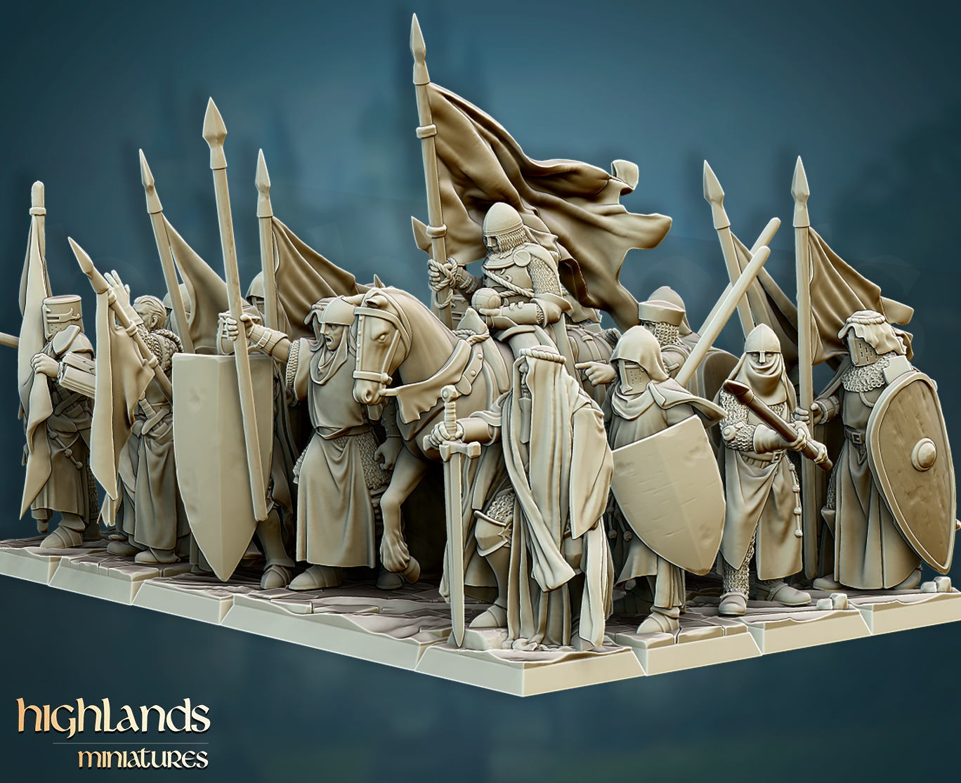Crusaders, Highlands Miniatures